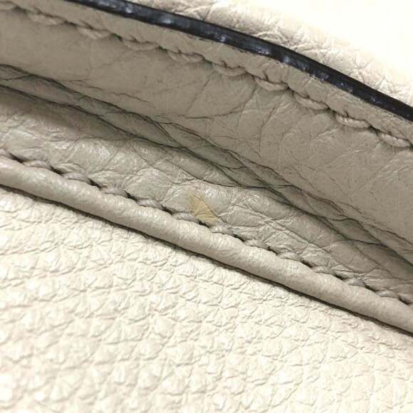 GUCCI White Leather Bamboo Backpack main image 12